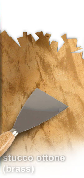 stuccos with metallic effect: silver
